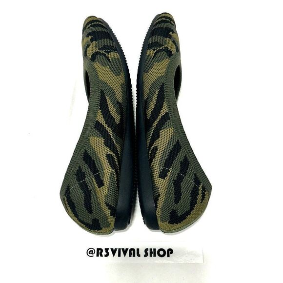 Steven By Steve Madden Bandour Shoe Ballet Flat Camouflage Camo Green - Size 7.5 - Picture 8 of 10